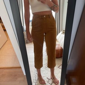 Everlane Tan Cropped Pant